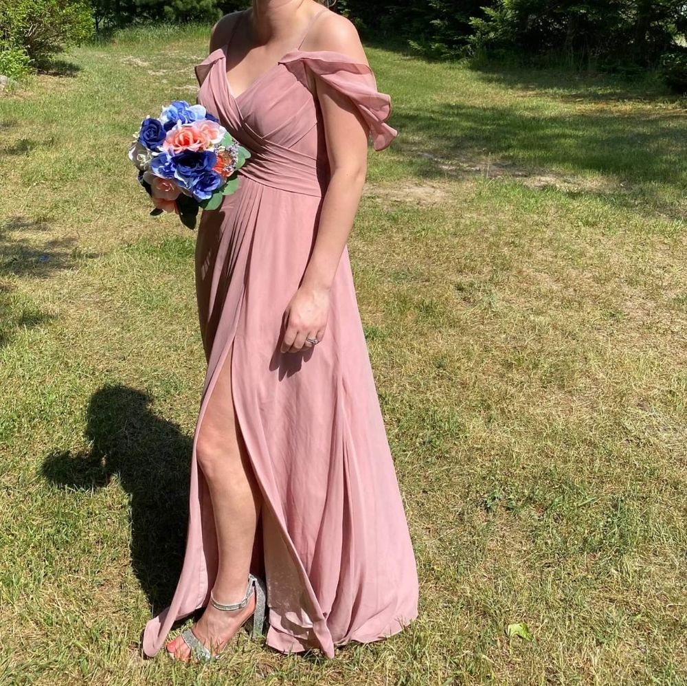 Dusty Rose Dakota Azazie Dress